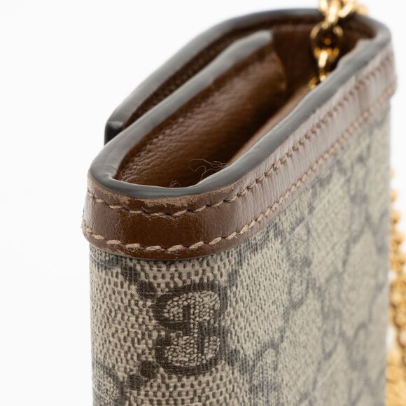 Gucci GG Supreme Jackie 1961 Chain Wallet - Picture 15 of 15